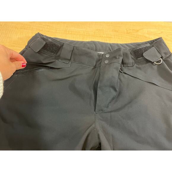 NWOT Eddie Bauer Weather Edge Plus Insulated Snow Pants In Black Womans Size‎ L - Picture 6 of 10